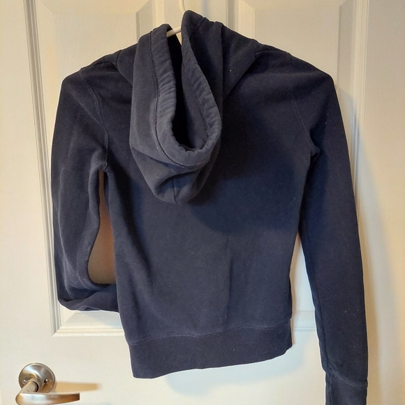 Abercrombie Youth Girl  Navy Hoodie, Size M, - Picture 2 of 5